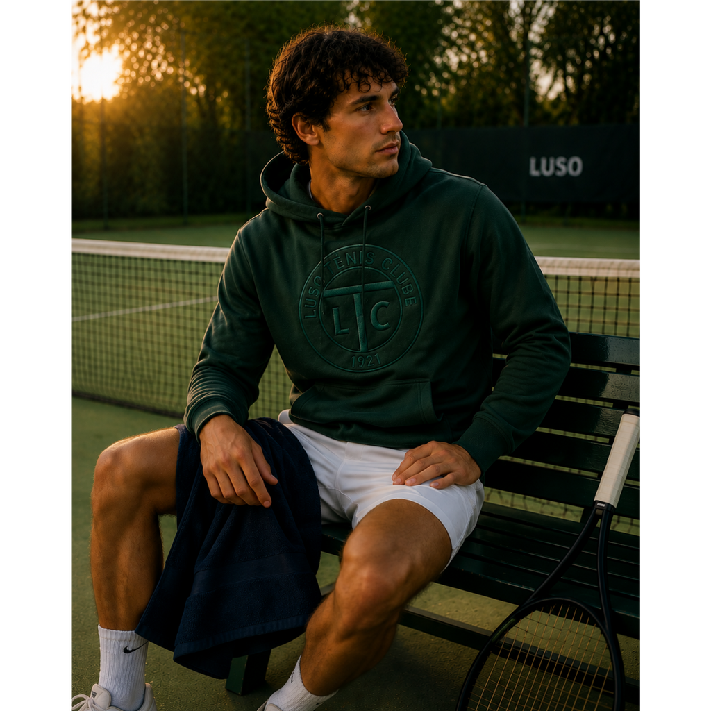 Hoodie Bordado - Luso Ténis Clube